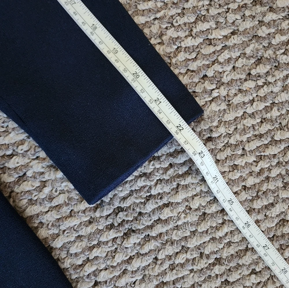 Christian Dior Vintage Navy Blue Wool Like Blazer Women's Size 4